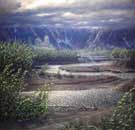 David Rosenthal Paintings and Art Copper River Summer Wind